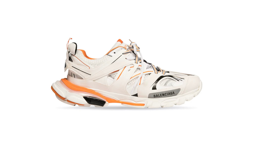 BALENCIAGA TrAcK orange & white